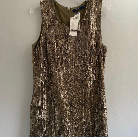 Hand Beaded Dress Ralph Lauren * As Seen - Picture 2 of 13